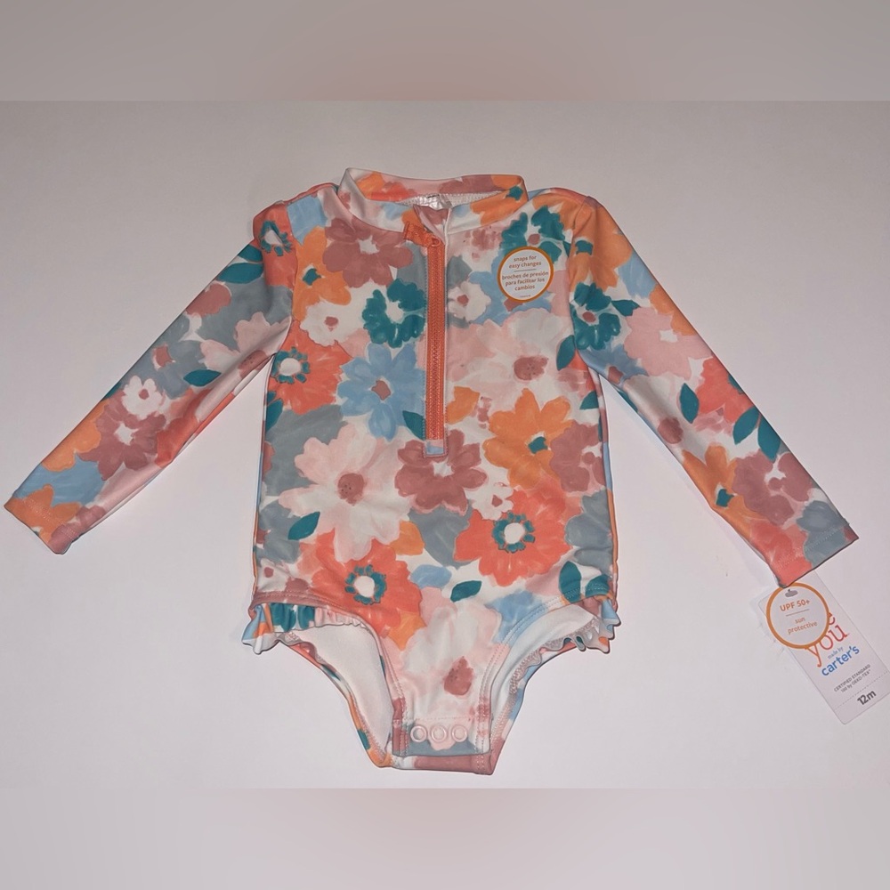 NWT Just One You Made by Carters UPF 50+ swimsuit 12M